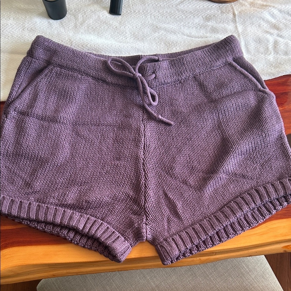 525 Plum Knit Women's Shorts